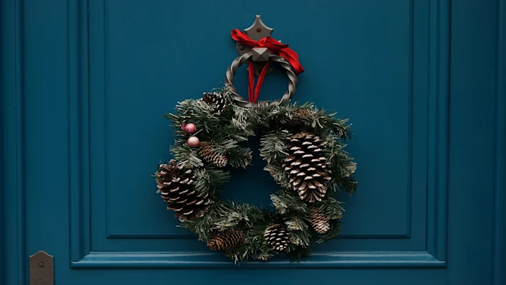 Christmas wreath making workshop